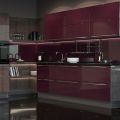 Магазин корпусной мебели Intense производит Кухни Современный стиль - Кухня Глазурь - Эмаль + шпон