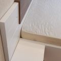 Магазин корпусной мебели Intense производит Спальни из эмали - Кровать и тумбы. МДФ-Эмаль