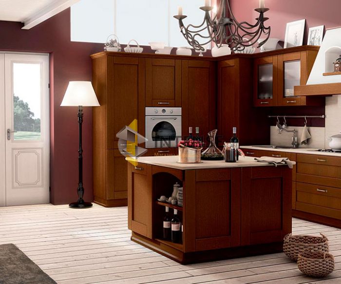 Магазин корпусной мебели Intense производит Кухни Неоклассический стиль - Кухня Агнесса - Массив дерева