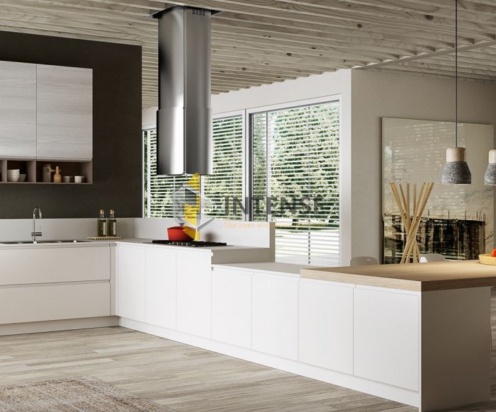 Магазин корпусной мебели Intense производит Кухни Современный стиль - Кухня Вега 5 - Эмаль