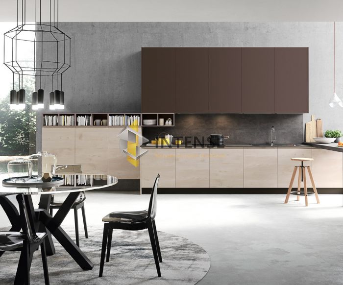 Магазин корпусной мебели Intense производит Кухни Современный стиль - Кухня Вега 3 - Эмаль