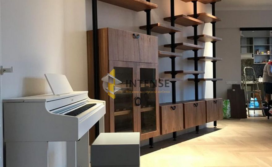 Магазин корпусной мебели Intense производит Гостиные из массива - Стеллаж в гостиной